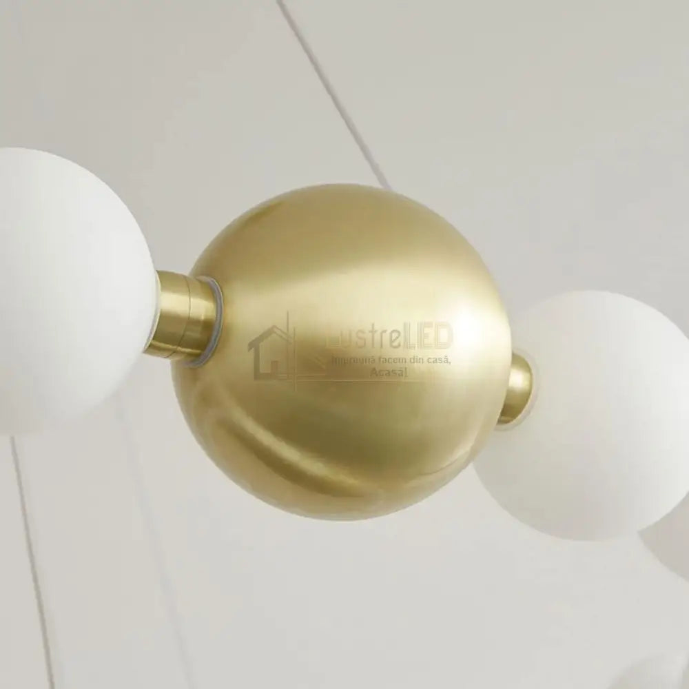 Lustra LED 36x2W MAT GOLD G3974-15 + 1 cu Telecomanda ABAJUR / AURIE Chandeliers
