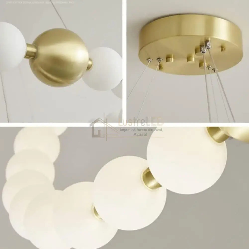 Lustra LED 36x2W MAT GOLD G3974-15 + 1 cu Telecomanda ABAJUR / AURIE Chandeliers