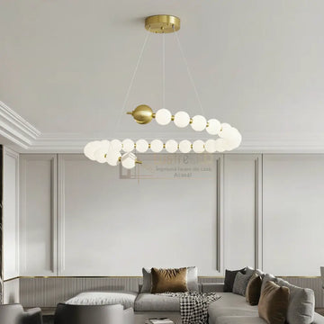 Lustra LED 36x2W MAT GOLD G3974-15 + 1 cu Telecomanda ABAJUR / AURIE Chandeliers
