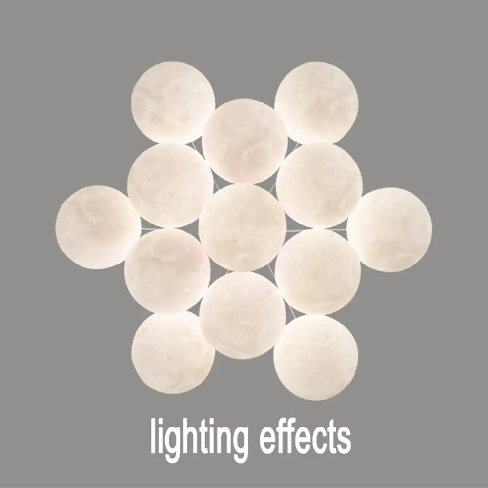 Lustra LED Abajur GOLD Moonlight 7xE27/13xE27 lustreled.ro