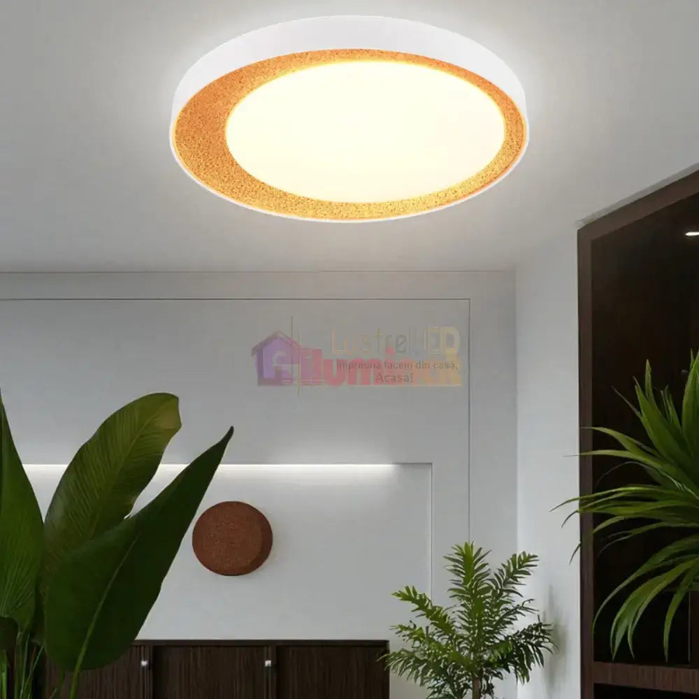 Lustra LED ALETA Gold lustreled.ro