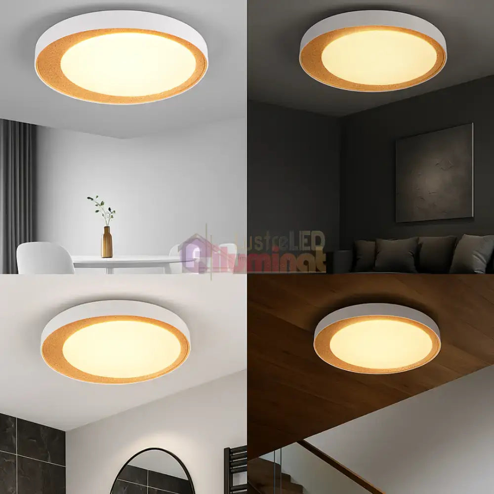 Lustra LED ALETA Gold lustreled.ro