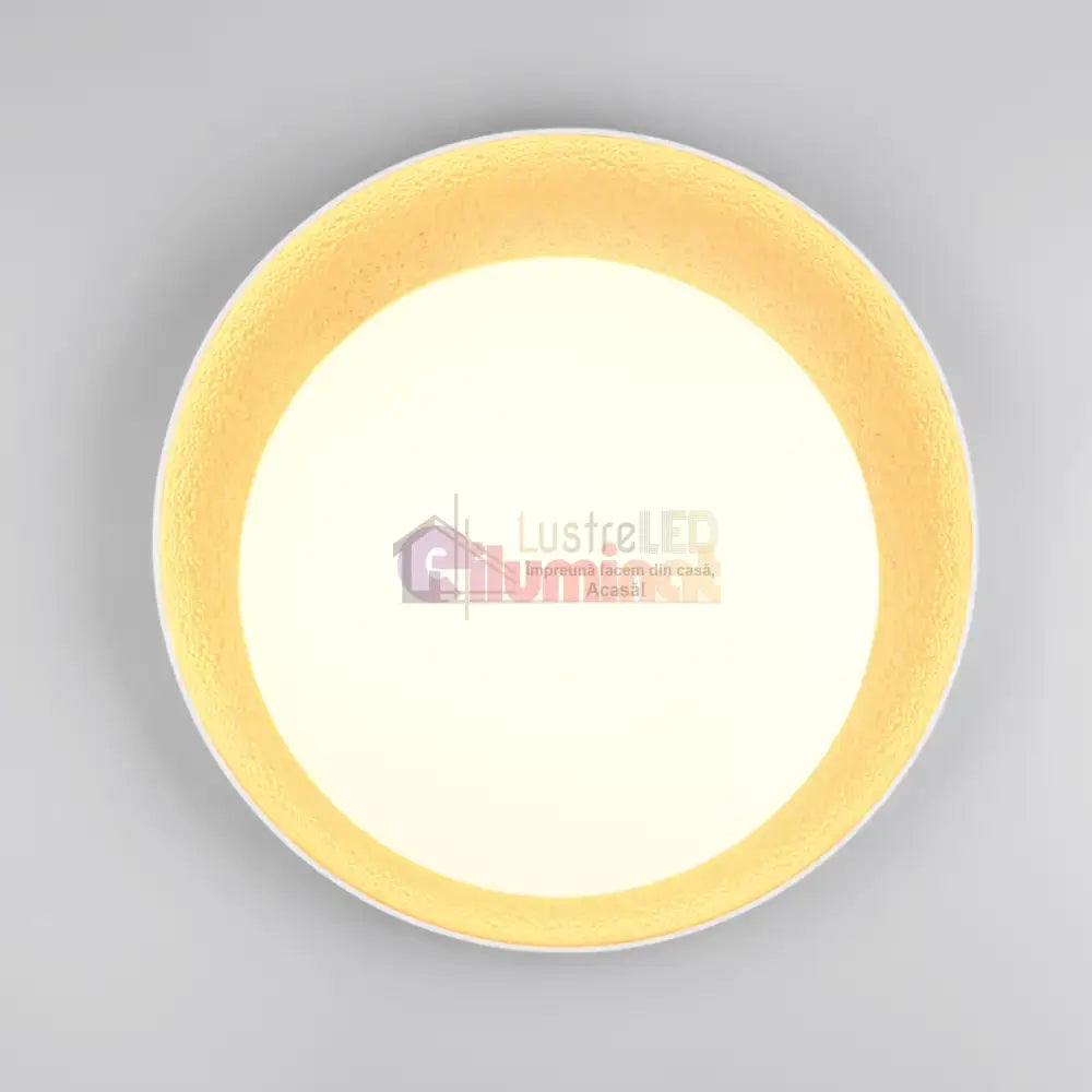 Lustra LED ALETA Gold lustreled.ro