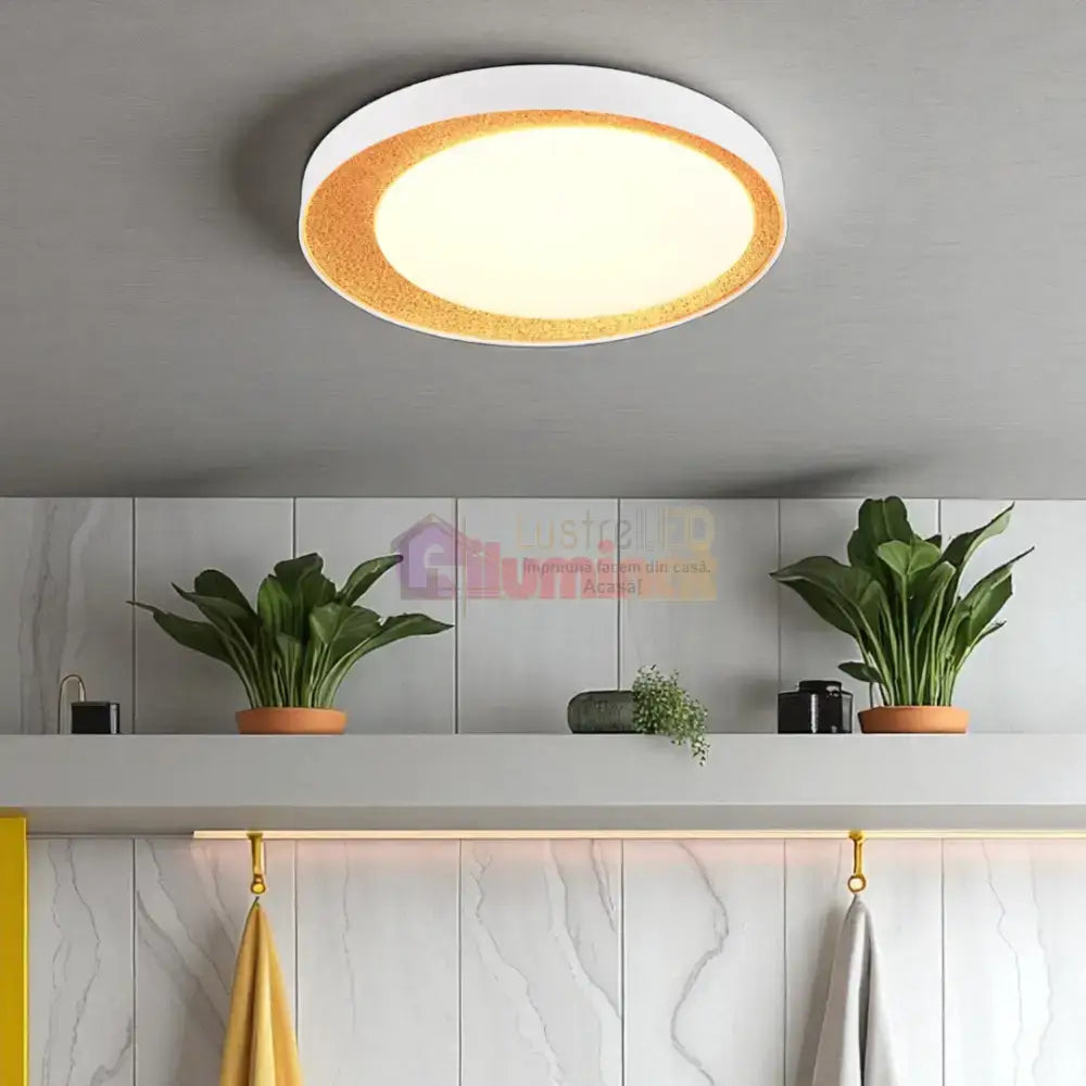 Lustra LED ALETA Gold lustreled.ro