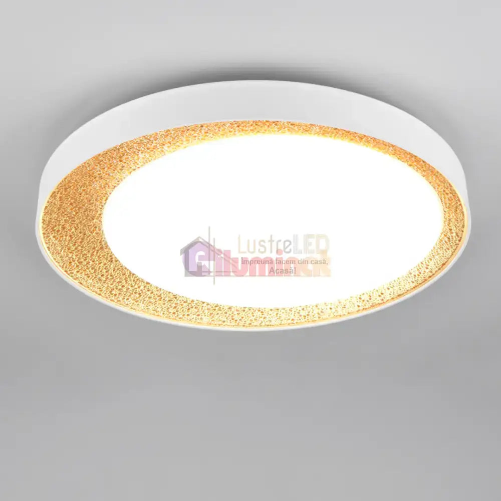 Lustra LED ALETA Gold lustreled.ro