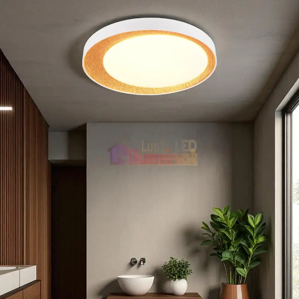 Lustra LED ALETA Gold lustreled.ro