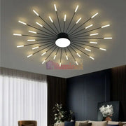 Lustra LED American Black Sun Echivalent 800W Telecomanda lustreled.ro