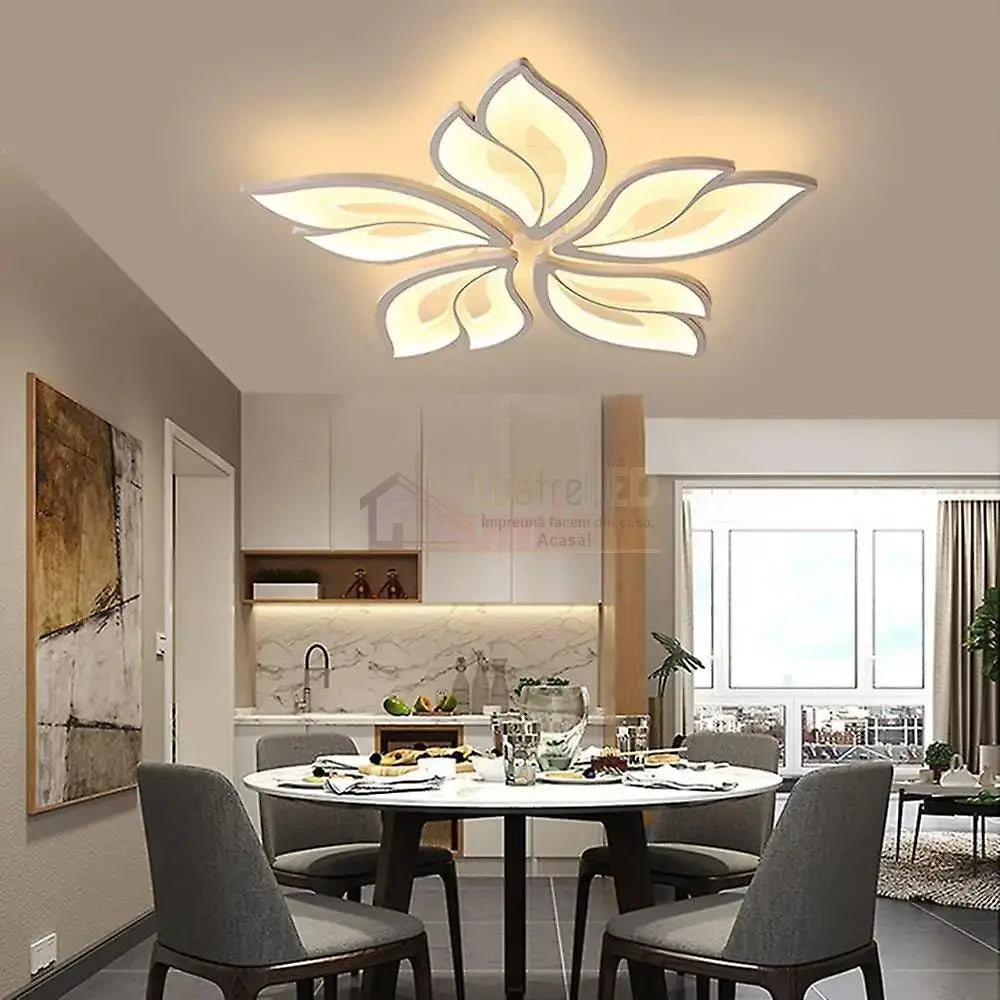 Lustra Led 120W Anemone Telecomanda Smart Aplicatie Lighting Fixtures