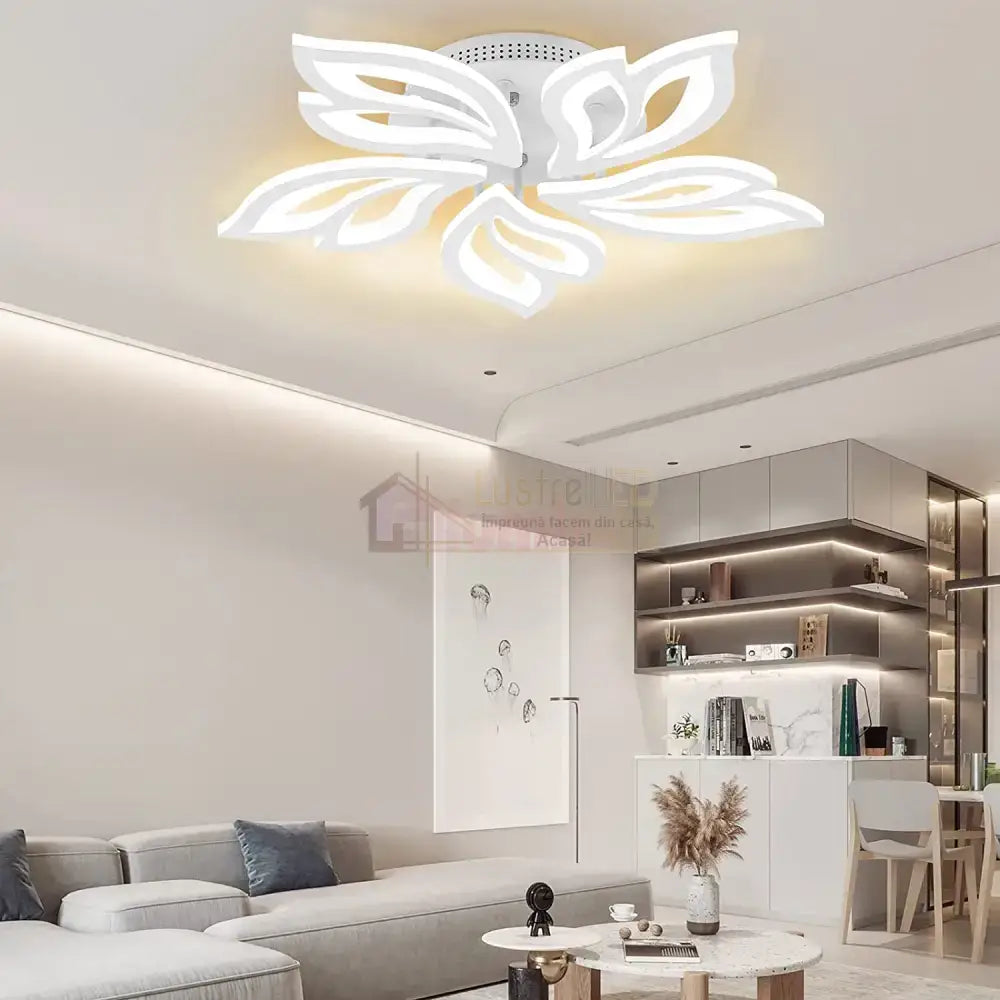 Lustra Led 120W Anemone Telecomanda Smart Aplicatie Lighting Fixtures