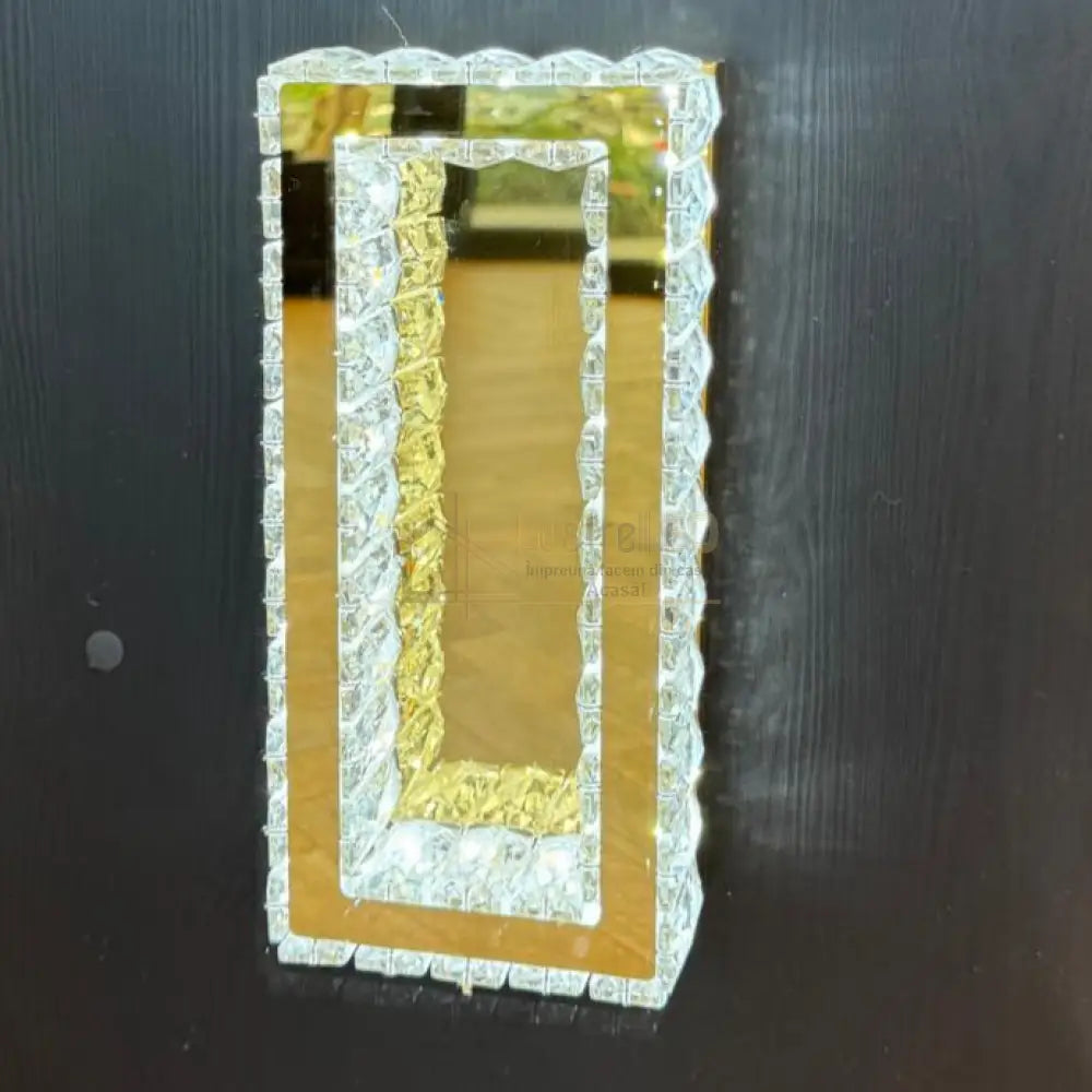 Lustra LED Aplicata 24x12CM Cristal 6180 Echivalent 200W lustreled.ro