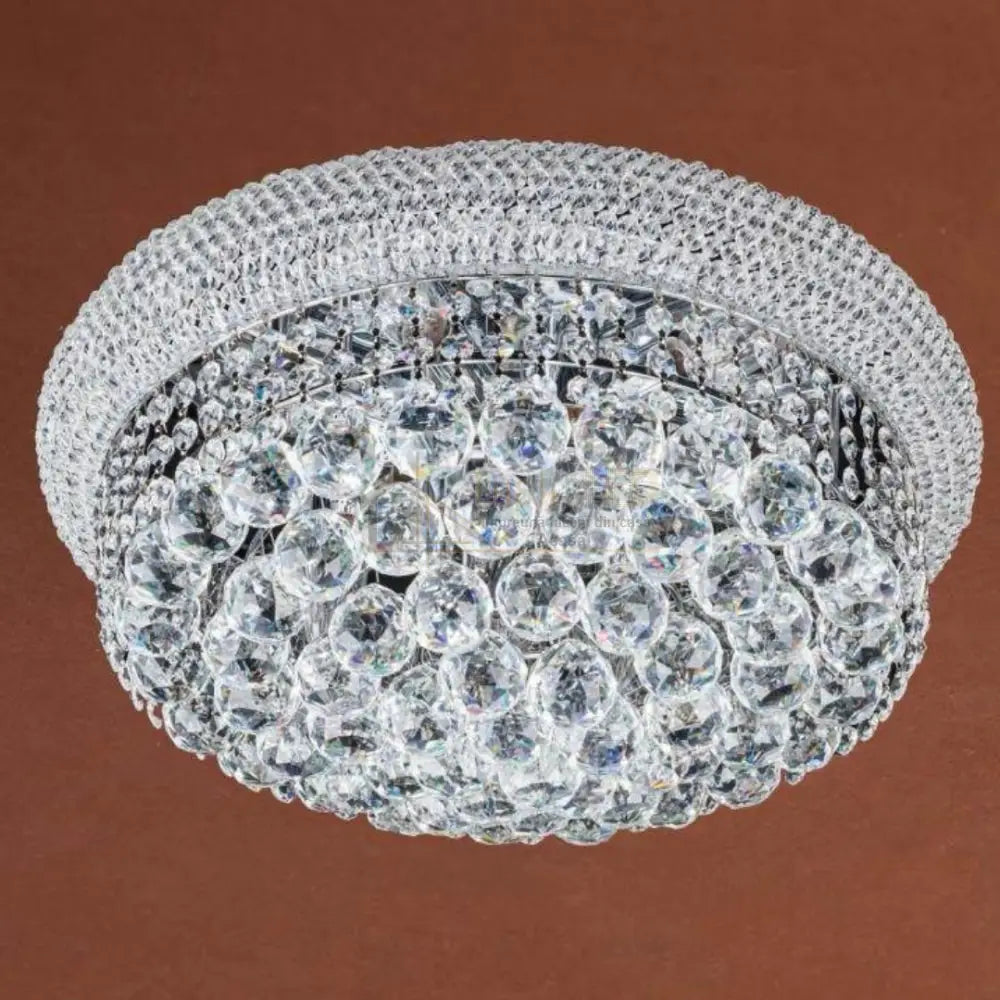 Lustra LED Aplicata Crystal Dome Royale Crom Chandeliers