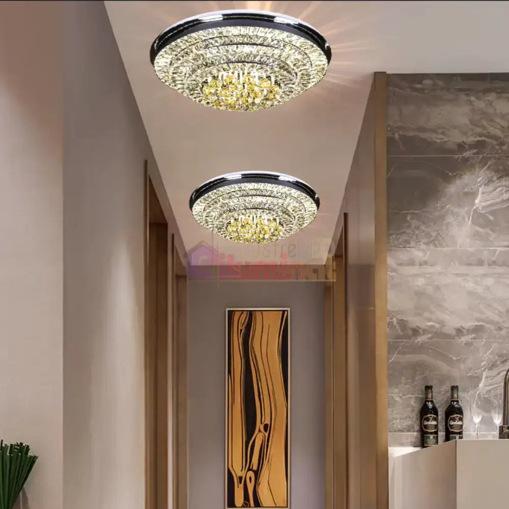 Lustra LED Crystal Dome Telecomanda lustreled.ro