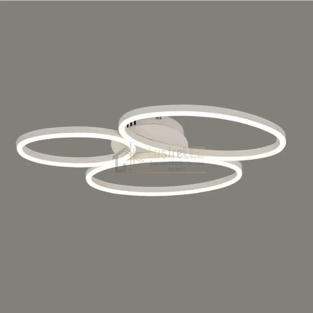 Lustra LED Aplicata DIVI White Echivalent 430W Telecomanda Lighting Fixtures