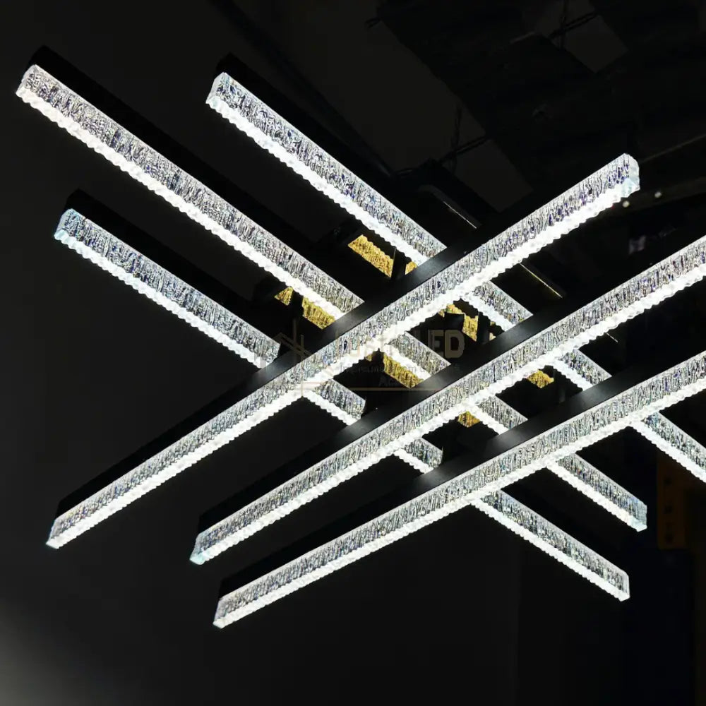 Lustra LED Cristal Aplicata Royalty Square Telecomanda Echivalent 800W (Copy) lustreled.ro