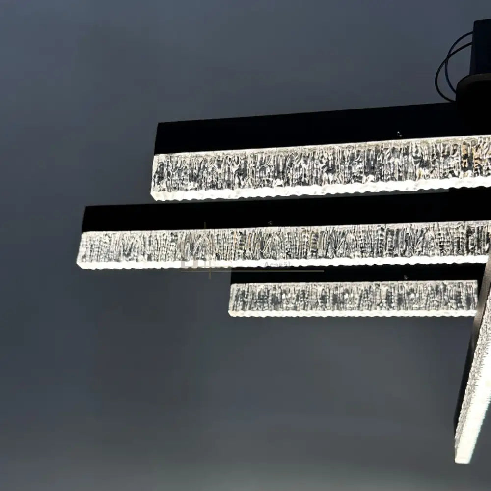 Lustra LED Cristal Aplicata Royalty Square Telecomanda Echivalent 800W (Copy) lustreled.ro