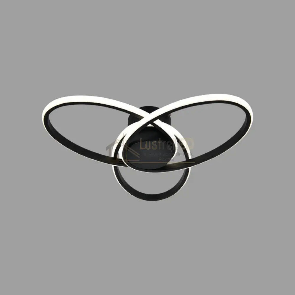 Lustra LED Aplicata OSEN Black Telecomanda Echivalent 780W Lighting Fixtures