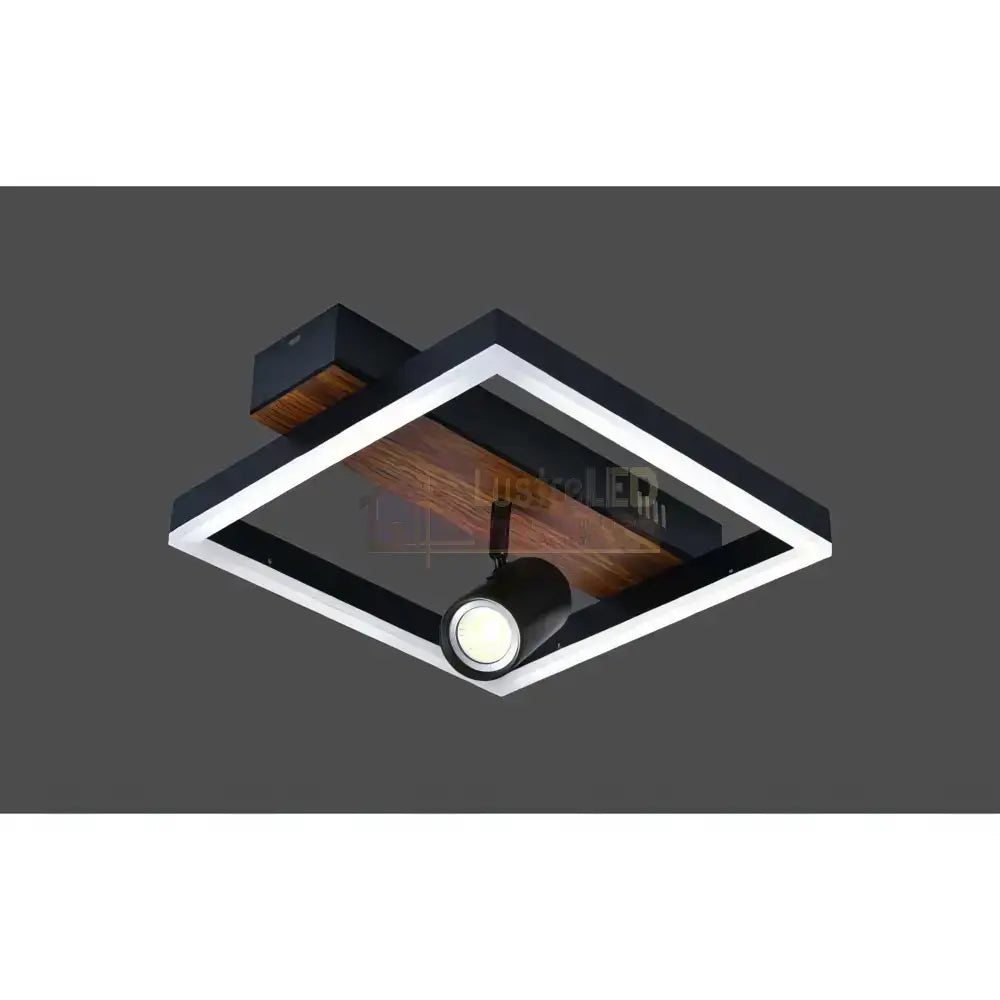 Lustra LED Zenn Telecomanda Wifi 2.4G Black 3 Culori G4227 NEAGRA / SQUARE DESIGN Lighting Fixtures