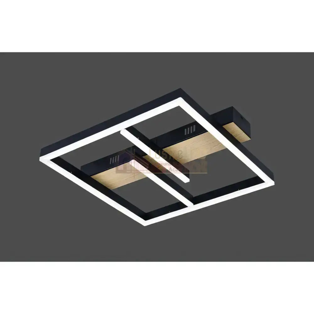 Lustra LED Zenn Telecomanda Wifi 2.4G Black 3 Culori G4218 NEAGRA / SQUARE DESIGN Lighting Fixtures