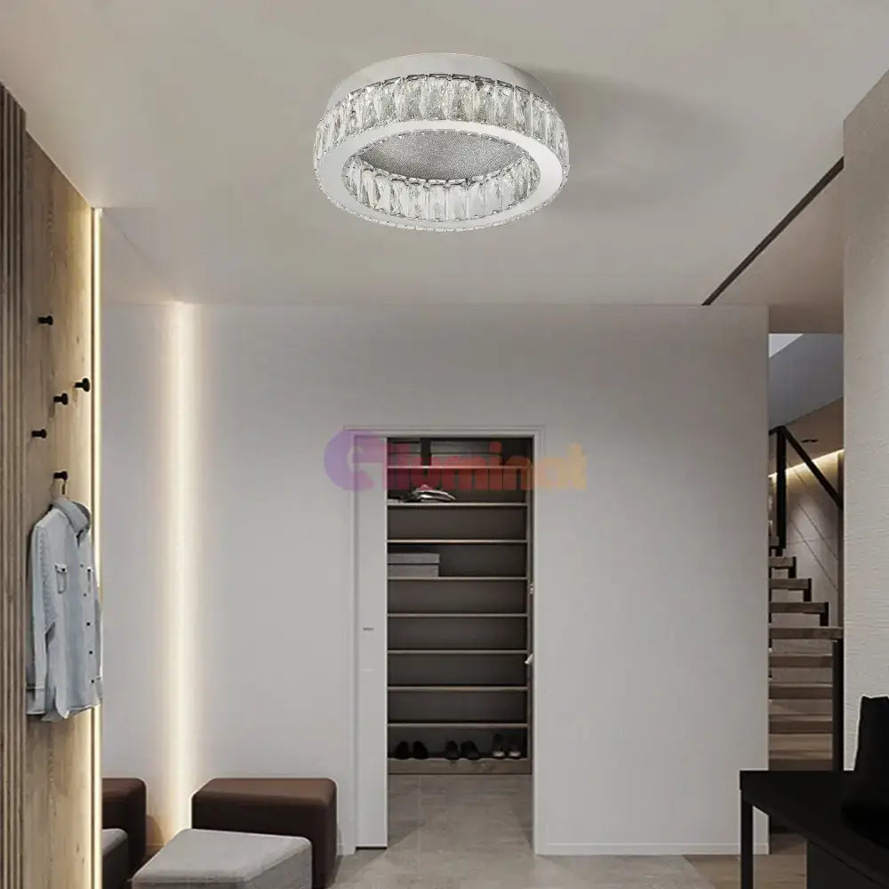 Lustra LED 144W LORA CRISTAL Telecomanda (Copy) lustreled.ro