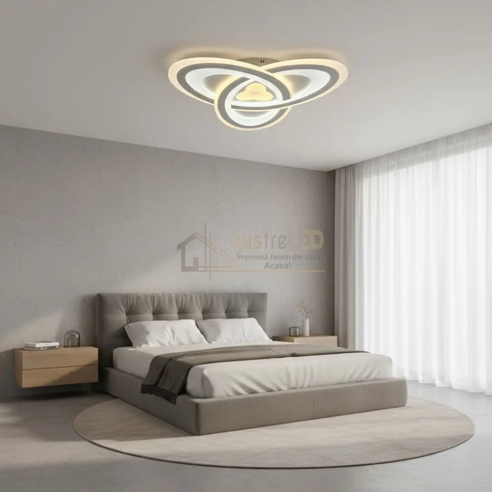 Lustra LED ATOM Echivalent 800W Telecomanda Lighting Fixtures