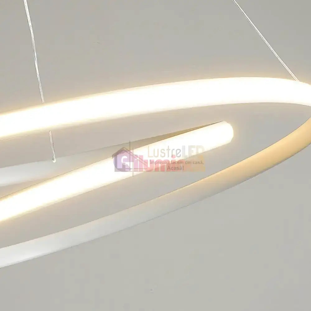 Lustra LED Aurie Suspendata 120W Lumea Telecomanda Echivalent 600W lustreled.ro