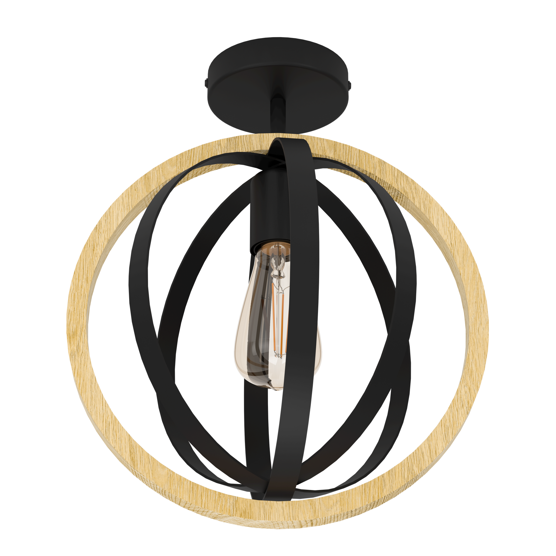 Aplica Vintage BASILDON 1xE27 43736 NEAGRA / VINTAGE SI RETRO DESIGN Lighting