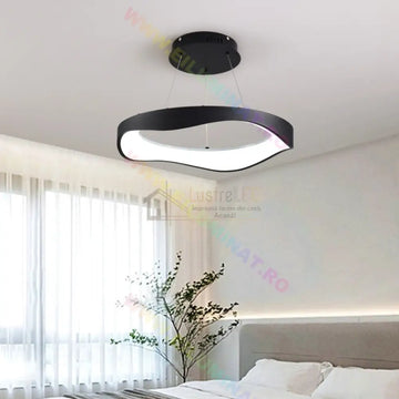 Lustra LED Black Cloud Echivalent 400W Telecomanda