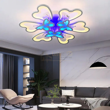 Lustra LED BUTTERFLY RGB Echivalent 800W Telecomanda