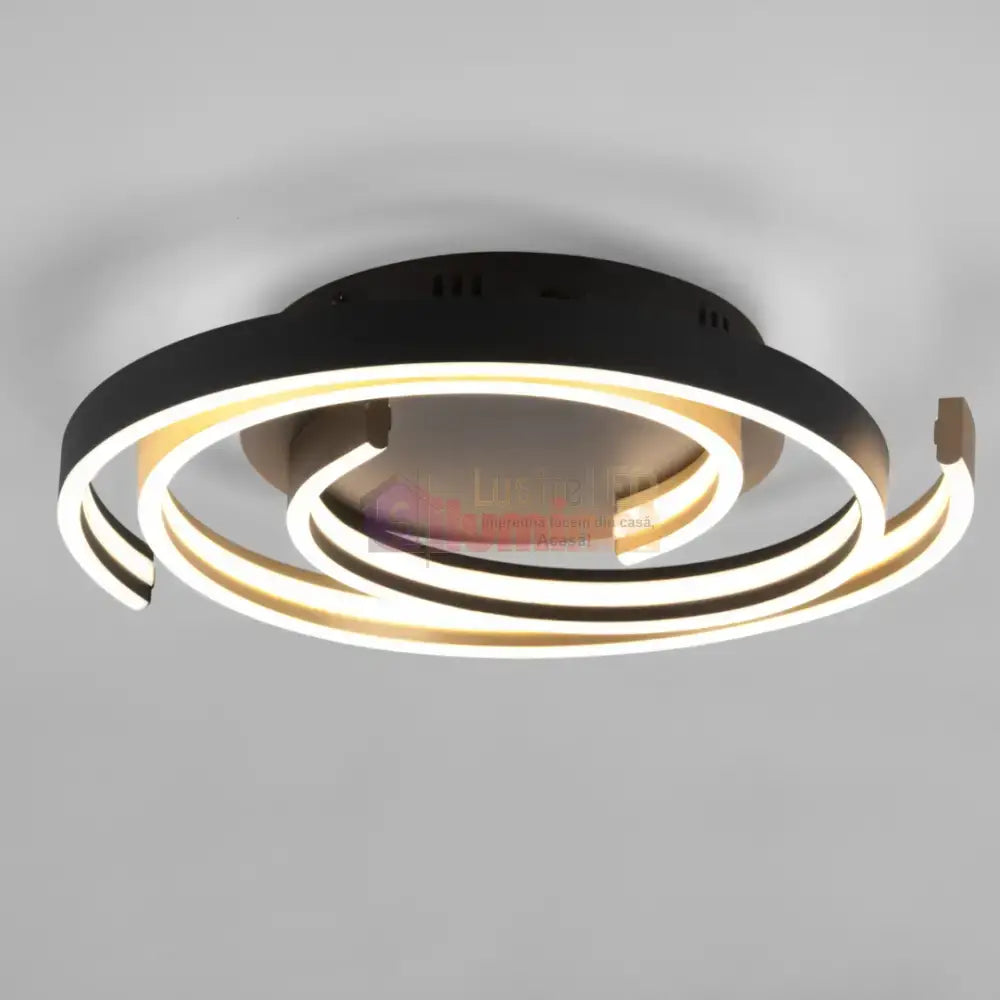 Lustra LED CAYA Echivalent 600W, 3 Lumini si Dimabila din buton lustreled.ro