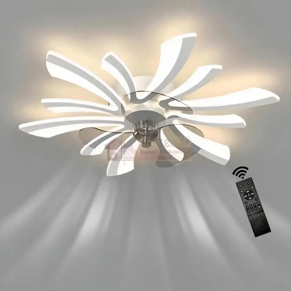 Lustra LED Clio cu Ventilator Echivalent 300W Telecomanda ALBA / VENTILATOR Lighting Fixtures