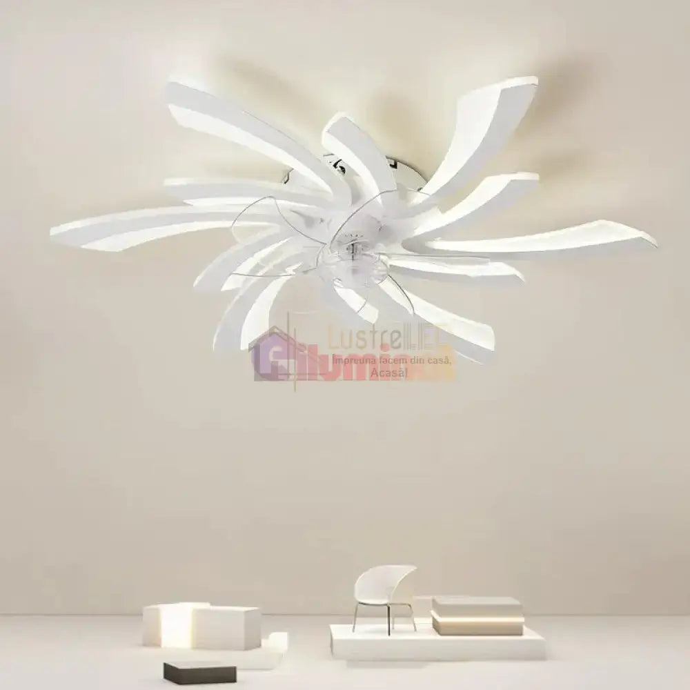 Lustra LED cu Ventilator si Telecomanda R9163/5 lustreled.ro