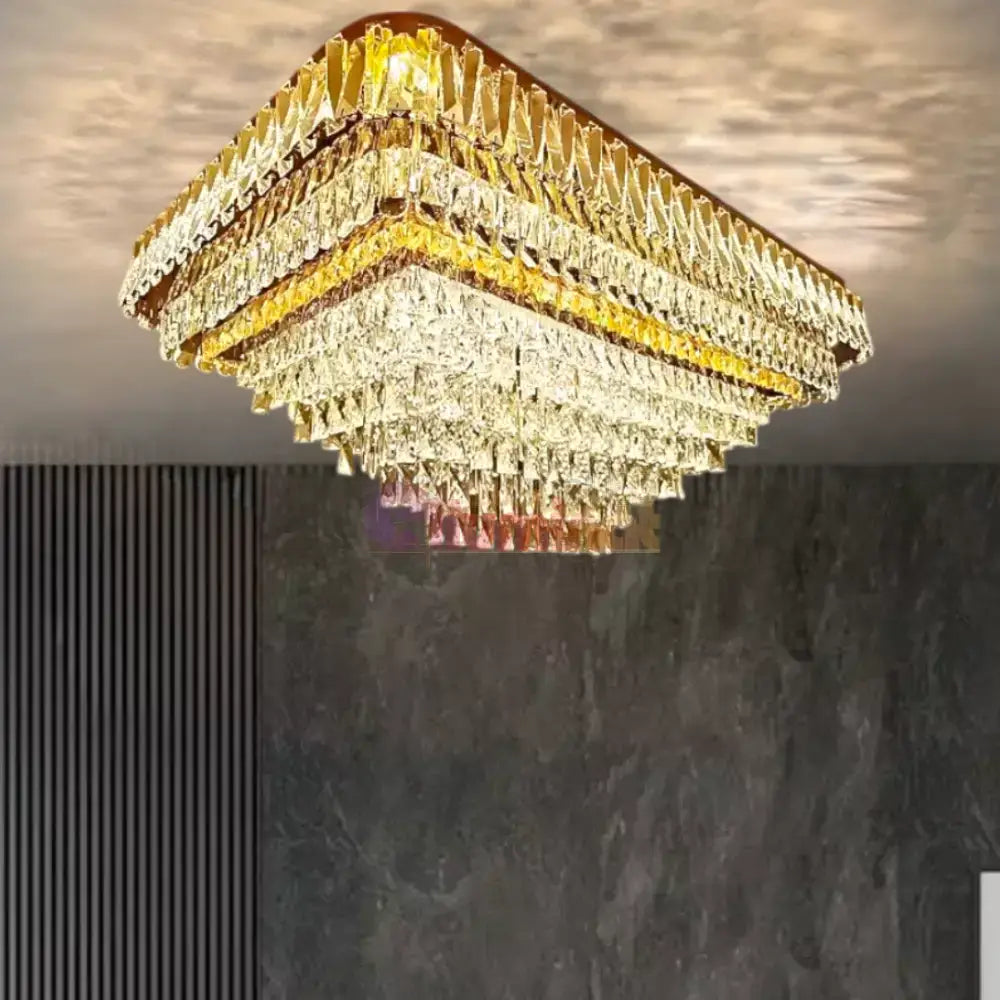 Lustra LED Aplicata Grand Glam Telecomanda lustreled.ro