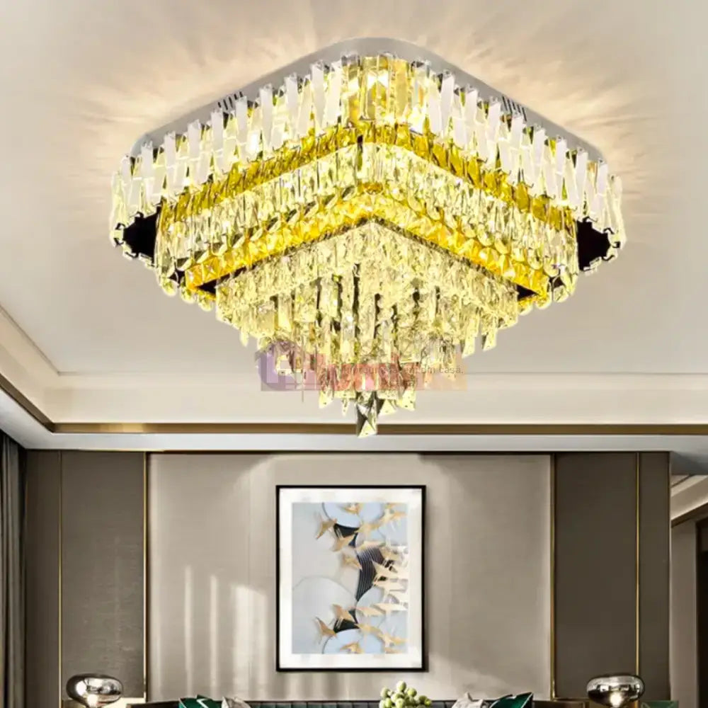 Lustra LED Aplicata Infinite Elegance Telecomanda lustreled.ro
