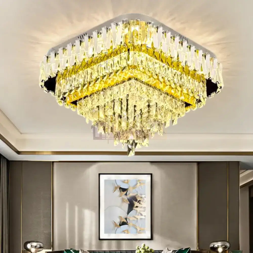 Lustra LED Aplicata Infinite Elegance Telecomanda Chandeliers