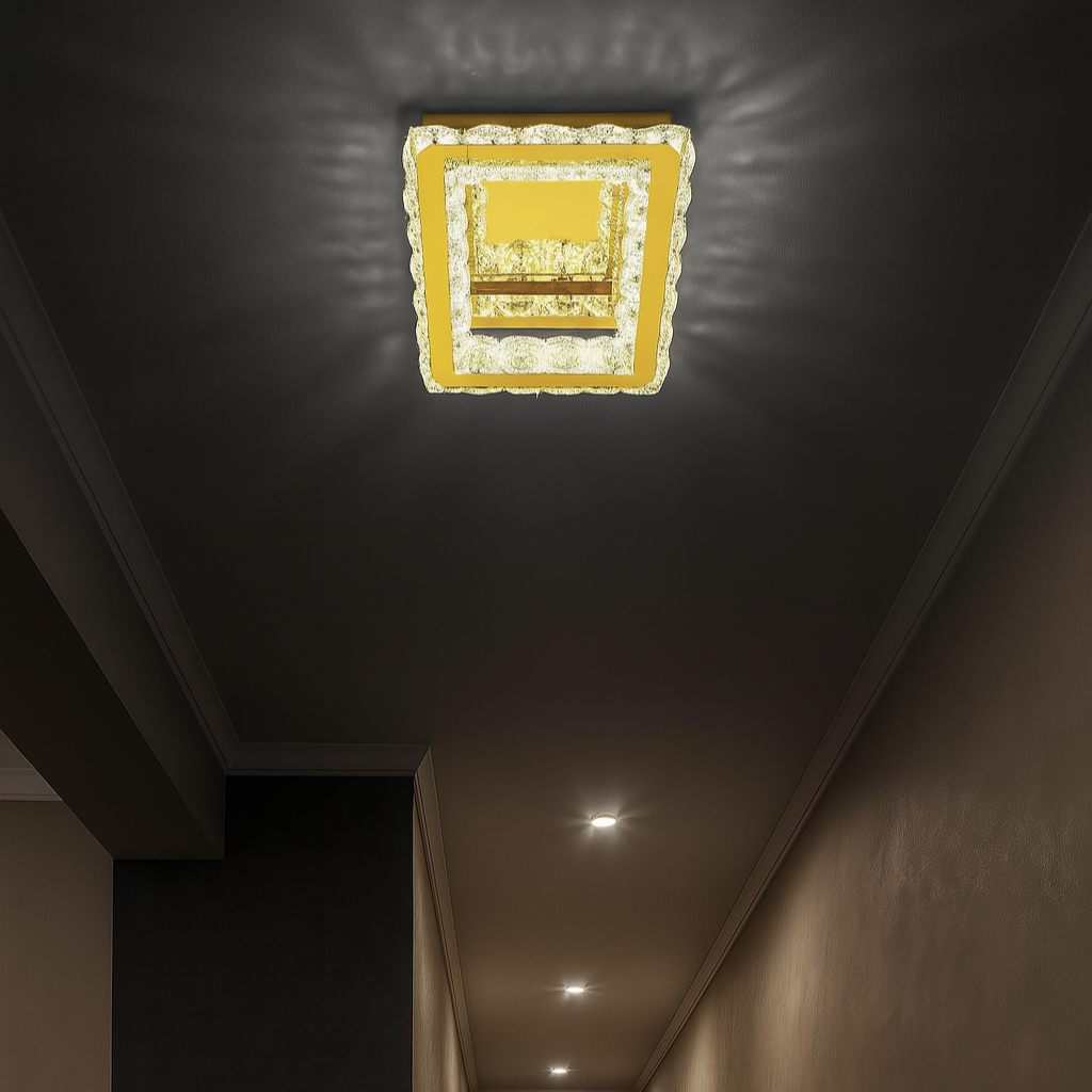 Lustra LED Aplicata 24x12CM Cristal 6180 Echivalent 200W