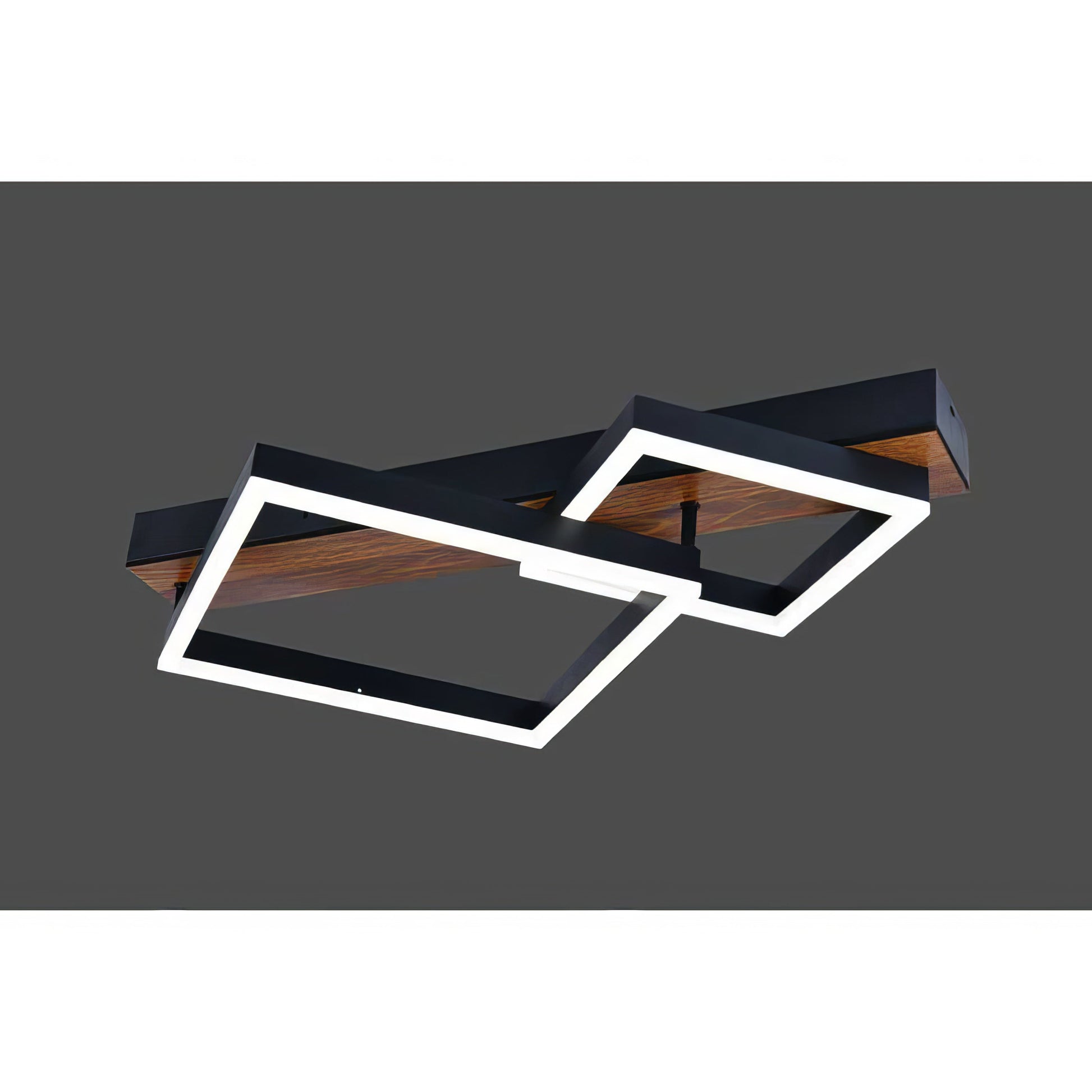 Lustra LED Zenn Telecomanda Wifi 2.4G Black 3 Culori G4212 NEAGRA / SQUARE DESIGN Lighting Fixtures