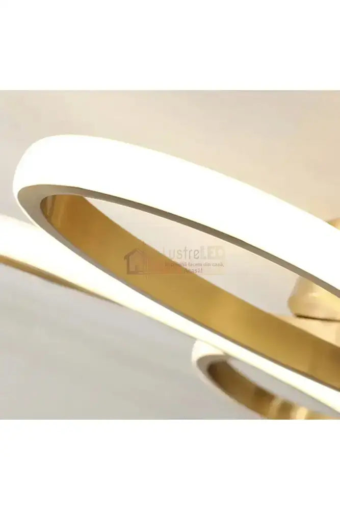 Lustra Led Daisy Gold Echivalent 500W Telecomanda Lighting Fixtures