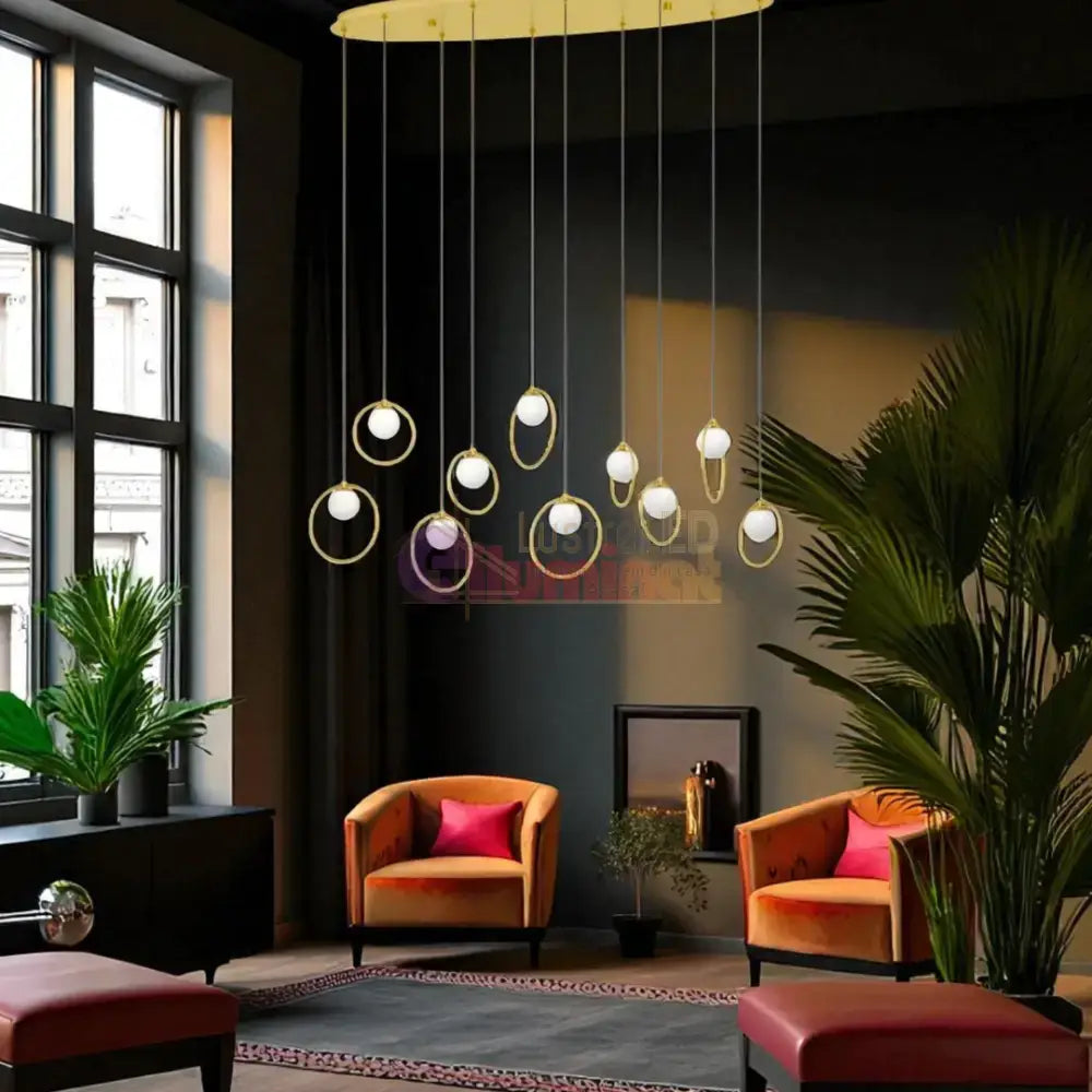 Lustra LED Suspendata Abajur PORTOCOLOM 390347 lustreled.ro