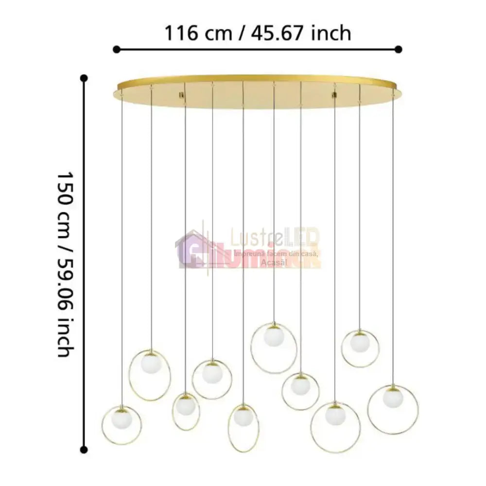 Lustra LED Suspendata Abajur PORTOCOLOM 390347 lustreled.ro