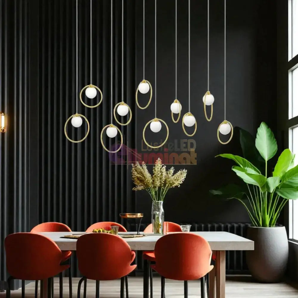 Lustra LED Dining Suspendata Abajur PORTOCOLOM Luxury lustreled.ro