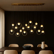 Lustra LED Dining Suspendata Abajur PORTOCOLOM Luxury lustreled.ro