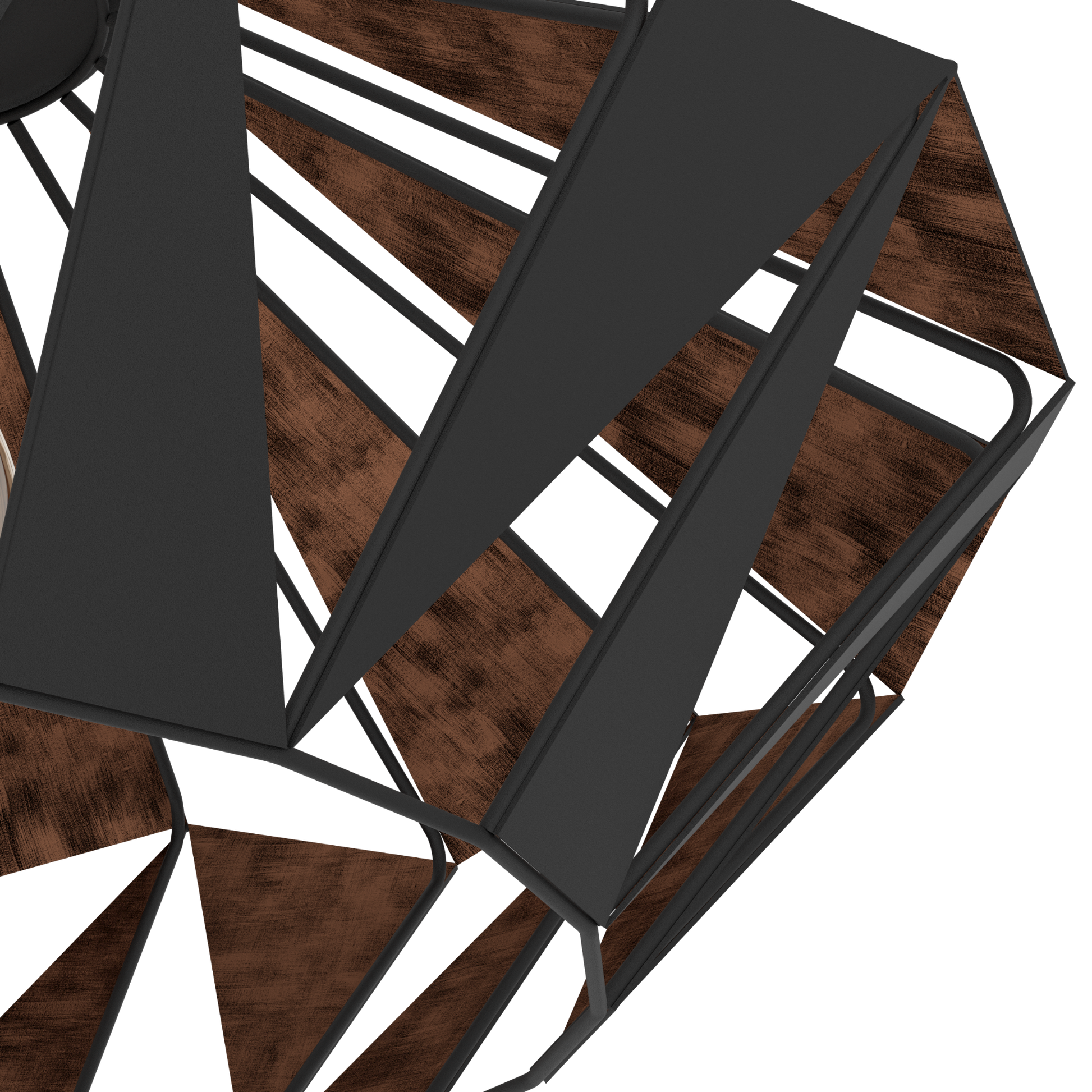 Lustra CARLTON 6 Black 47CM Eglo