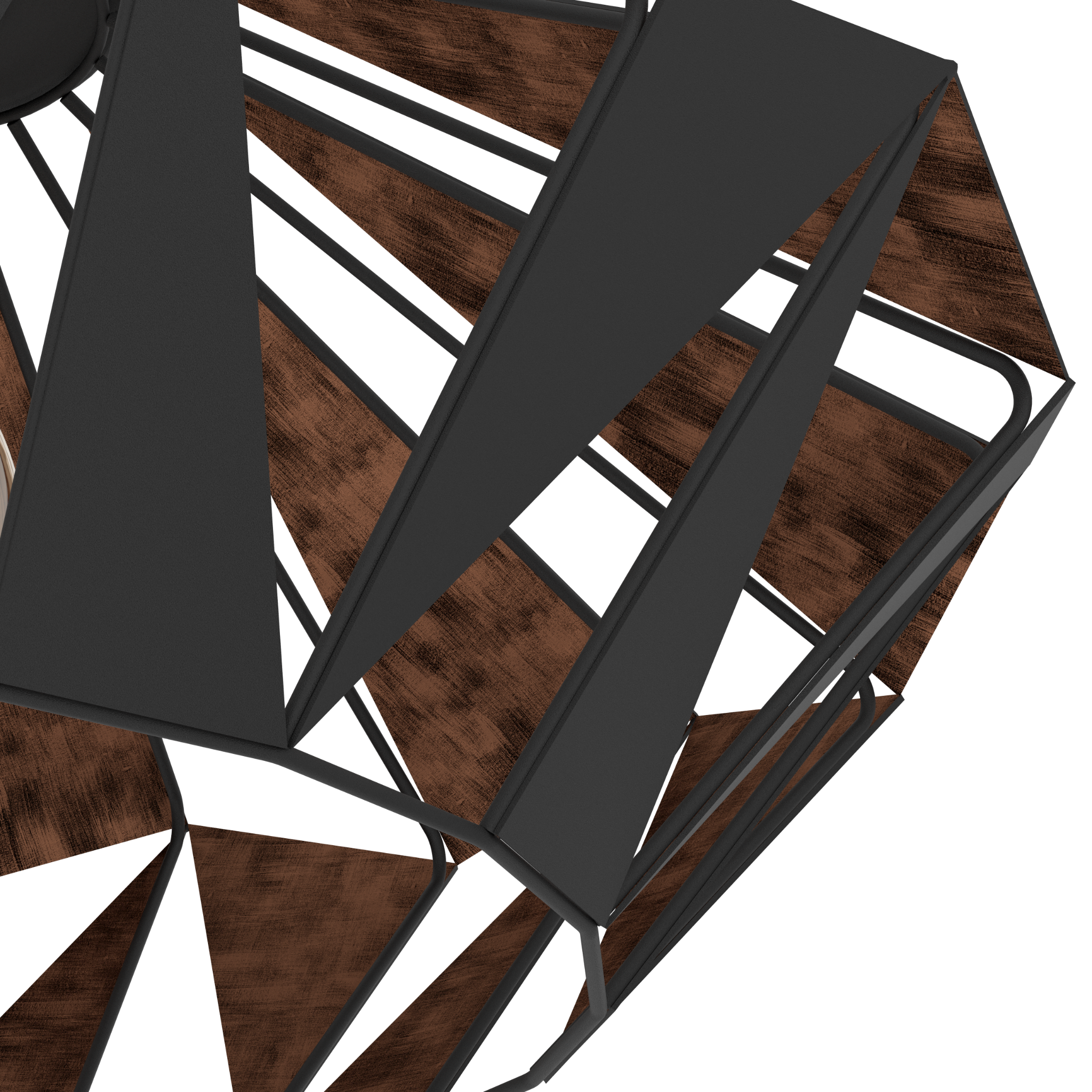 Lustra CARLTON 6 Black 47CM Eglo