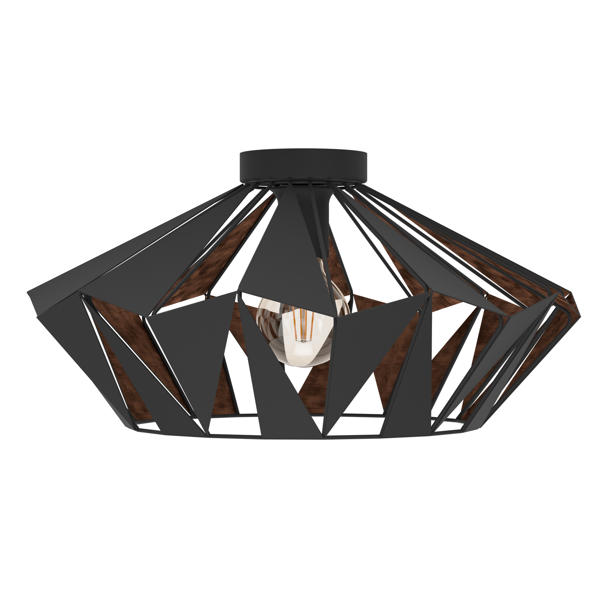 Lustra CARLTON 6 Black 47CM Eglo