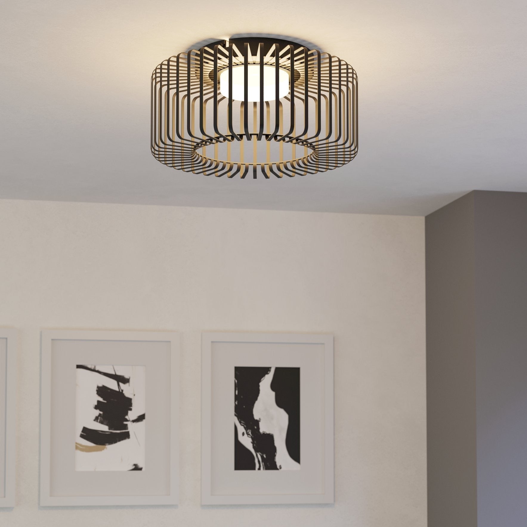 Lustra LED EGLO GINESTRONE-Z 900722 NEAGRA / VINTAGE SI RETRO DESIGN Home & Garden