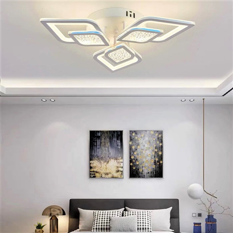 Lustra LED Mini ORTENSIA Telecomanda Echivalent 300W M408-3 – Lustreled