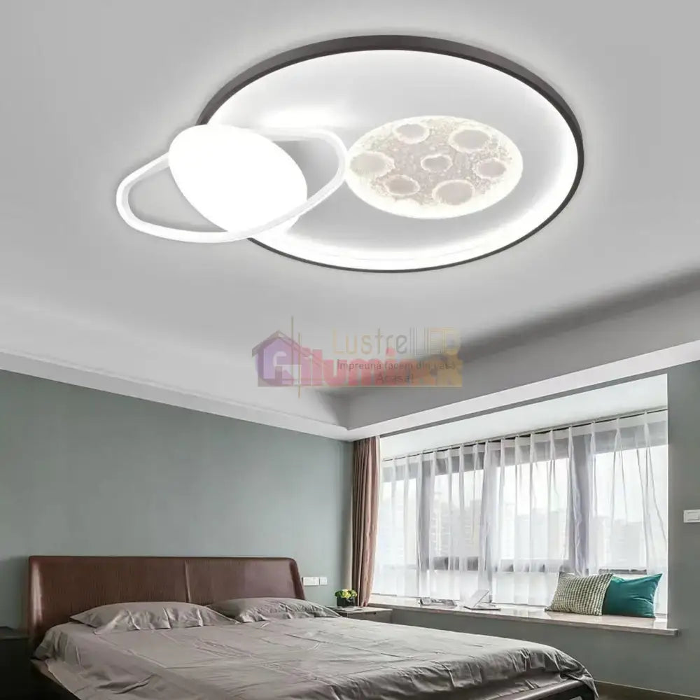 Lustra LED Full Moon Telecomanda Echivalent 600W lustreled.ro