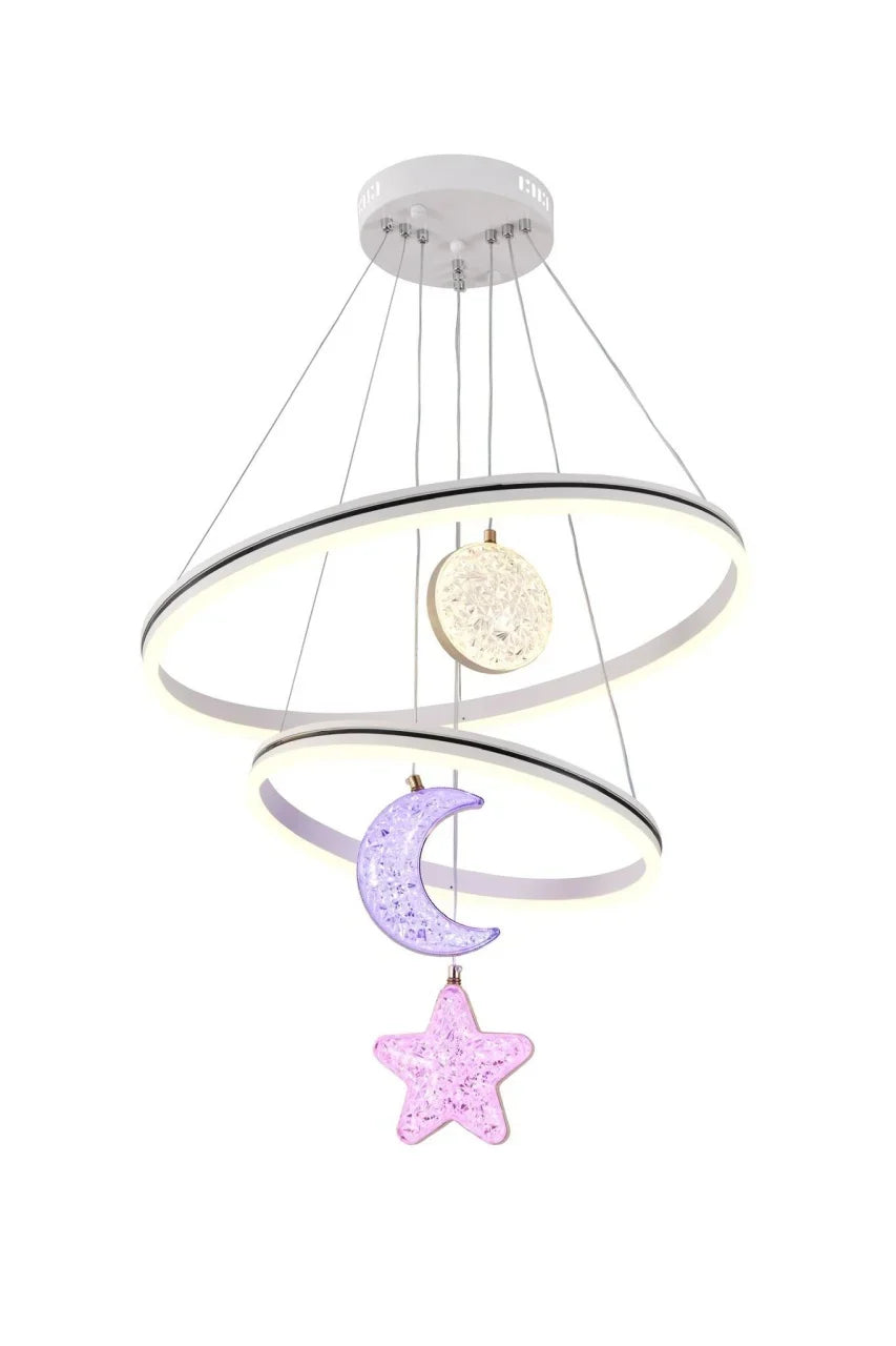 Lustra LED KIDS-WORLD RGB Echivalent 500W Telecomanda
