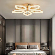 Lustra LED Golden 5 Diamonds Echivalent 400W Telecomanda