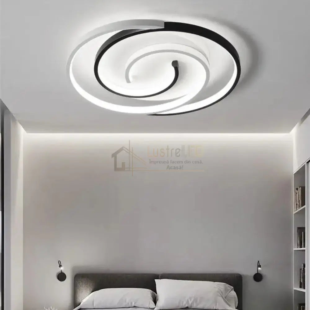 Lustra Led Gruya Ring Echivalent 500W Telecomanda Lighting Fixtures